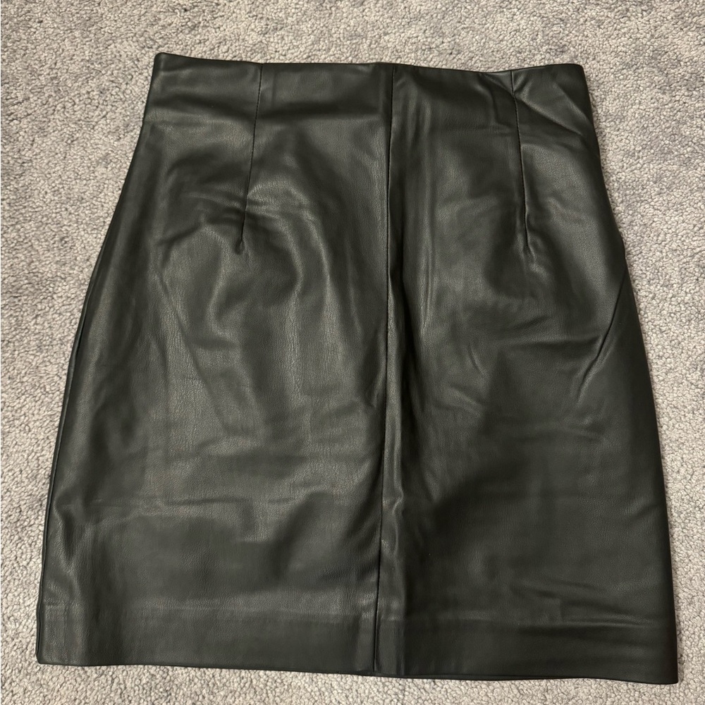 Black Leather H&M Skirt